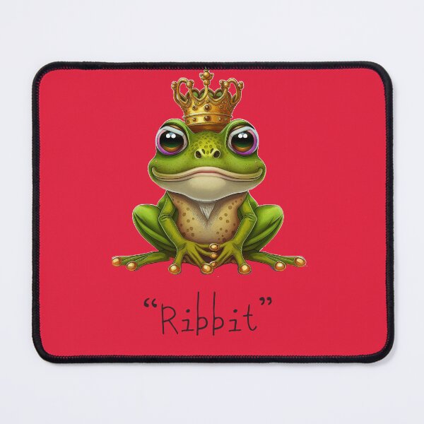 Item preview, Frog Prince or frog princess - Cute and Whimsical with "Ribbit" designed and sold by hookline.