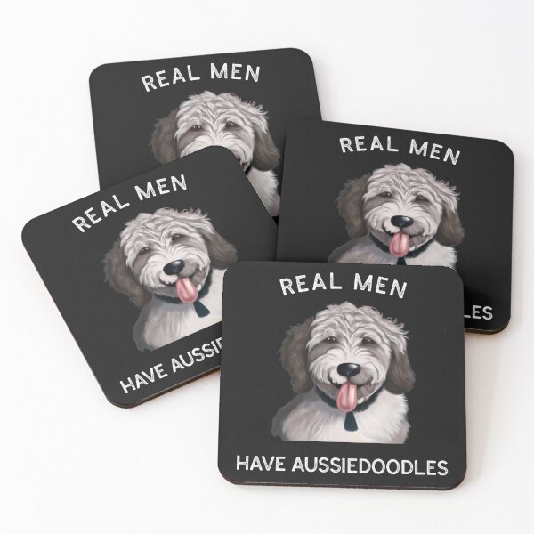 Item preview, Real Men Have Aussiedoodles designed and sold by Fentier.