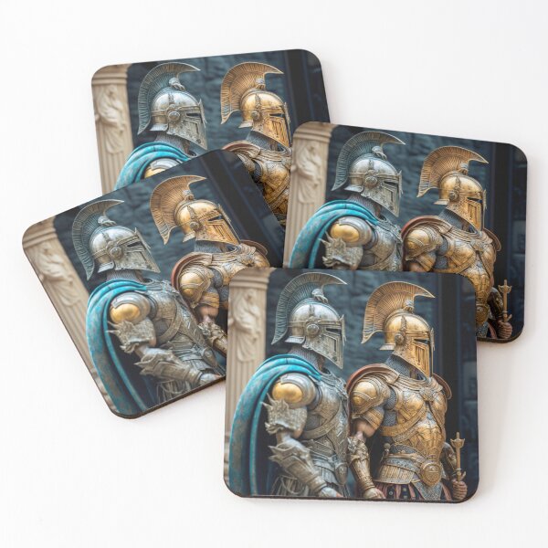 Item preview, Two Spartans designed and sold by AI Dream Journal.