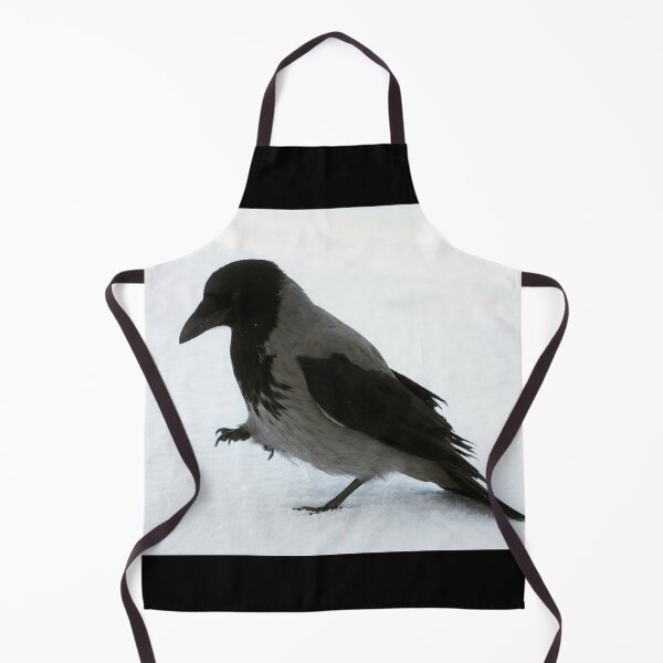 Item preview, Beautiful Hooded Crow Strolling in Snow designed and sold by Taina Sohlman.