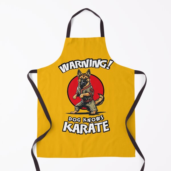 Item preview, Warning! Dog Knows Karate - Funny Warning Sign designed and sold by Odd World.
