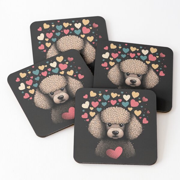 Item preview, Cute Poodle Dog Valentine designed and sold by Juliascutecornr.