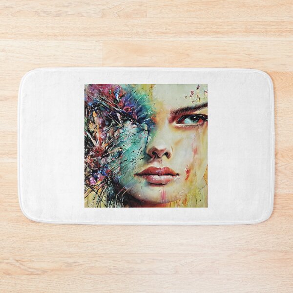 Item preview, rainbow flowered  woman designed and sold by bogfl.