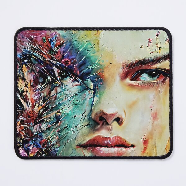Item preview, rainbow flowered  woman designed and sold by bogfl.