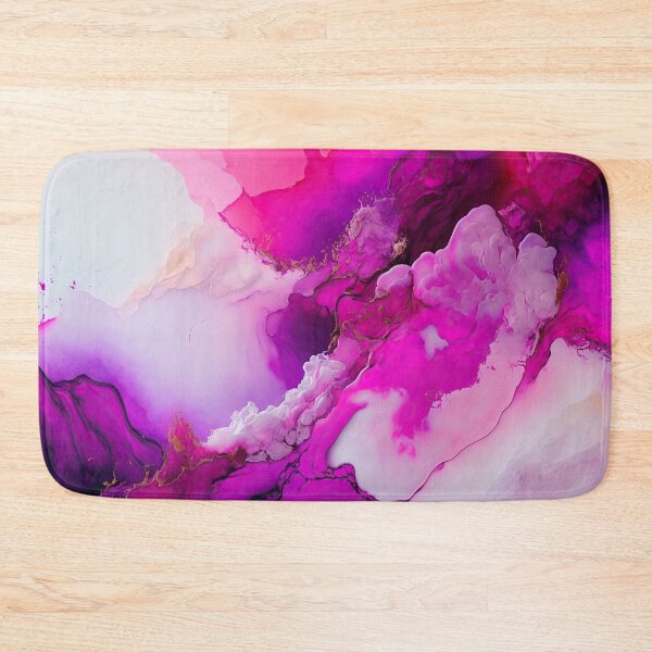 Item preview, Abstract Magenta White Liquid Marble - Stylish Magenta Pattern designed and sold by venella.