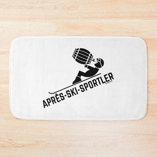 Item preview, Après-ski athletes (apres ski / beer keg / beer drinker / black) designed and sold by Roderix.