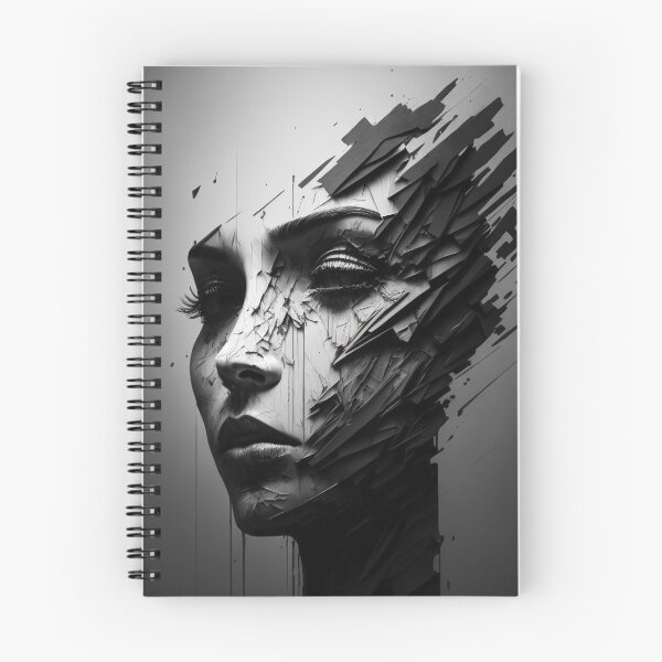 Item preview, Woman in sorrow black white designed and sold by AtlasKunst.