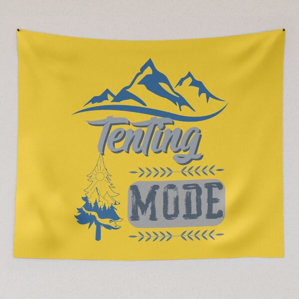 Item preview, tenting mode, forest river sun inside tree pine designed and sold by movie-popcorn.