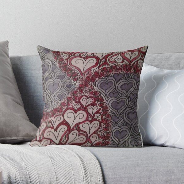 Zentangle 238 Throw Pillow