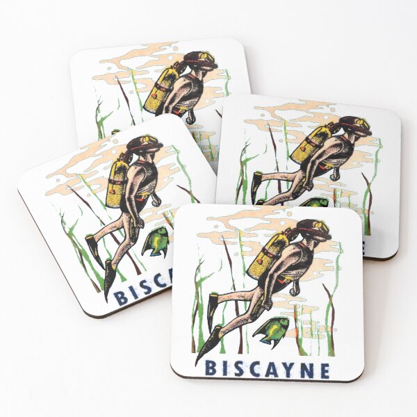 Item preview, Biscayne National Park Florida Vintage Travel Decal designed and sold by hilda74.