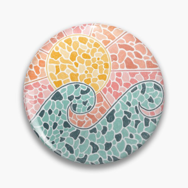 Item preview, Mosaic Ocean Wave Sunset designed and sold by JordynAlison.