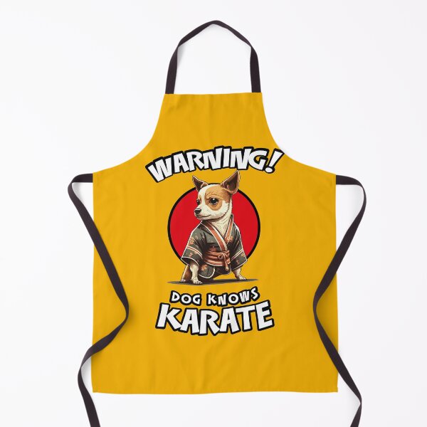 Item preview, Warning! Dog Knows Karate - Funny Warning Sign designed and sold by Odd World.