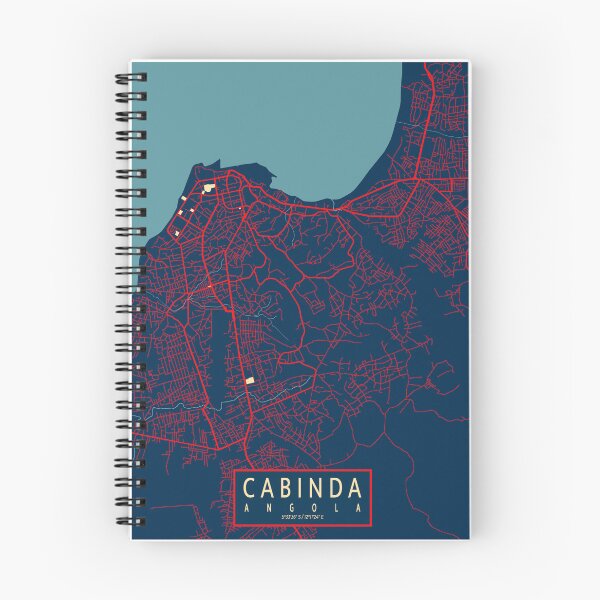 Item preview, Cabinda City Map of Angola - Hope designed and sold by deMAP.
