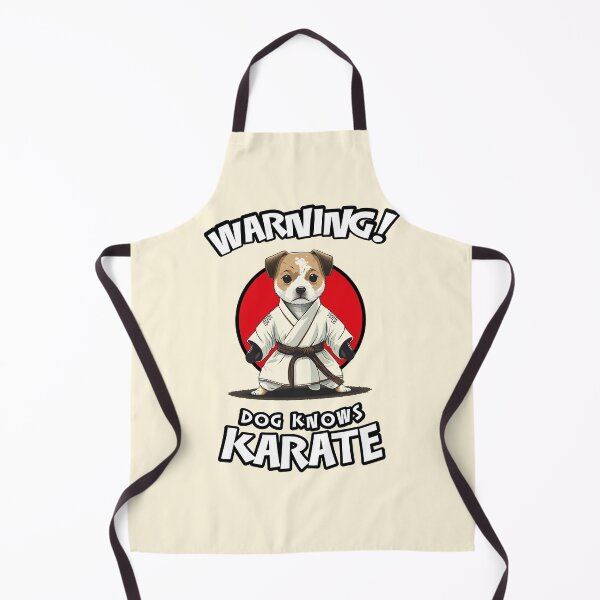 Item preview, Warning! Dog Knows Karate - Funny Warning Sign designed and sold by Odd World.