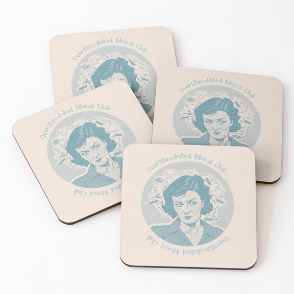 Item preview, Overstimulated Moms Club designed and sold by Alican Yavuzbarut.