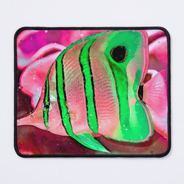Item preview, cute Butterfly Fish Painting Art designed and sold by getlyart.