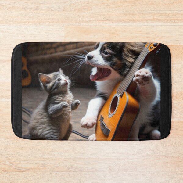 Item preview, dog playing guitar designed and sold by KLSproduct.