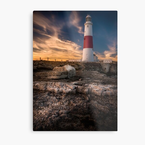 Portland Bill Lighthouse Metal Print