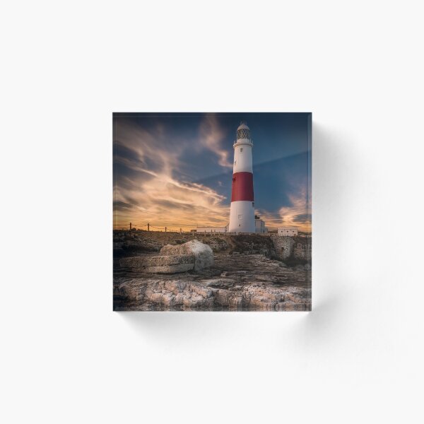 Portland Bill Lighthouse Acrylic Block