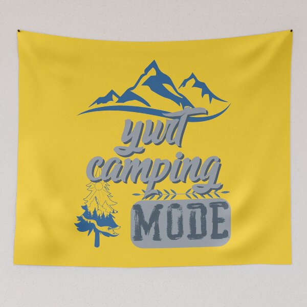 Item preview, yurt camping mode, forest river sun inside tree pine designed and sold by movie-popcorn.