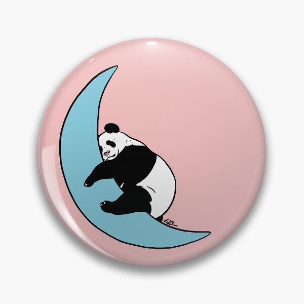 Item preview, Panda on moon  designed and sold by LinneaEliasen.