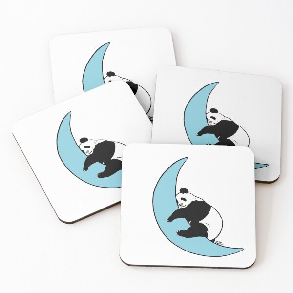 Item preview, Panda on moon  designed and sold by LinneaEliasen.
