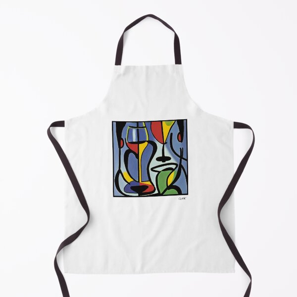 Item preview, Abstract Martini Glasses Colorful- Original Print Design designed and sold by catvclark.