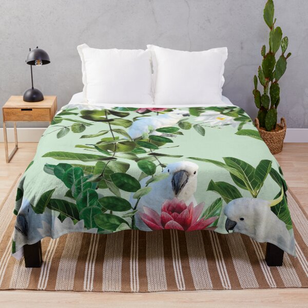 Item preview, Cockatoos with exotic plants designed and sold by perfektdesign.