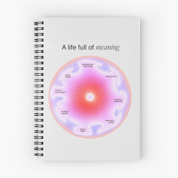 Item preview, a life full of meaning manifestation illustration good energy flow aura  designed and sold by Anavrisss.