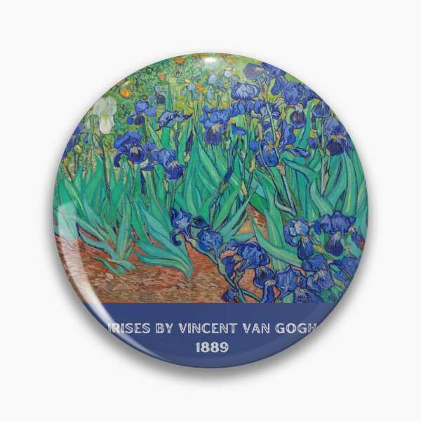 Item preview, Irises designed and sold by VintageArtByIda.