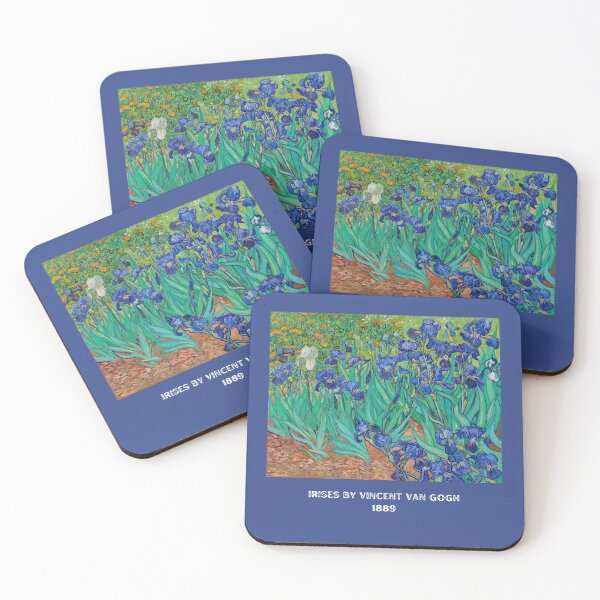 Item preview, Irises designed and sold by VintageArtByIda.
