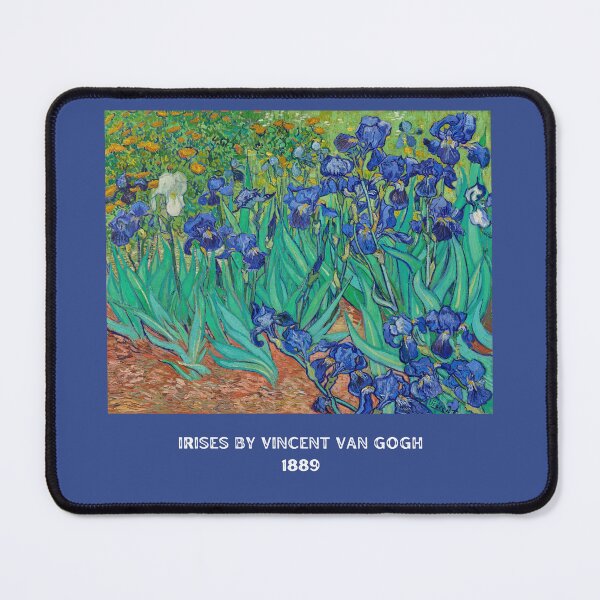 Item preview, Irises designed and sold by VintageArtByIda.