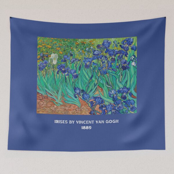 Item preview, Irises designed and sold by VintageArtByIda.