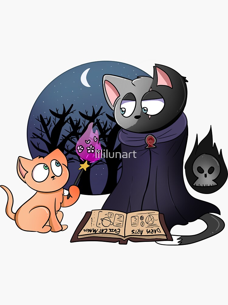 Thumbnail 3 von 3, Sticker, der dunkle Lehrling designt und verkauft von lililunart.
