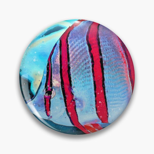 Item preview, Butterfly Fish Watercolour Painting Art designed and sold by getlyart.