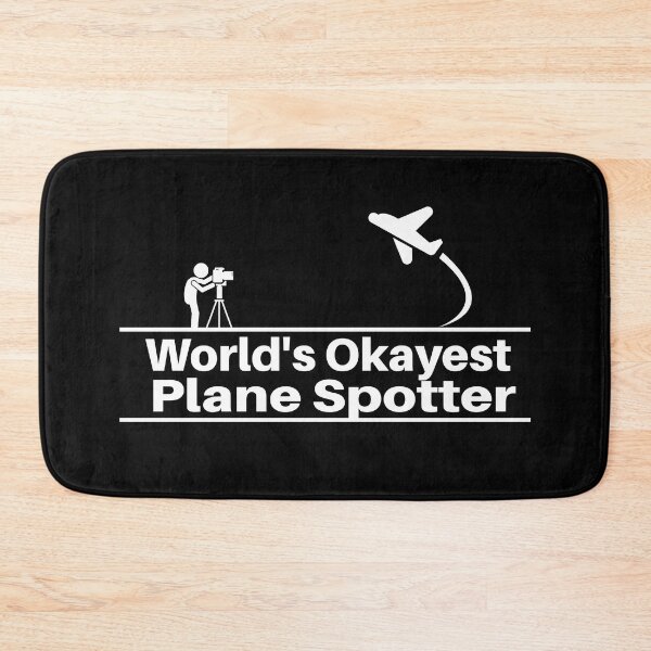 Item preview, World's Okayest Plane Spotter White designed and sold by SpicyAviator.