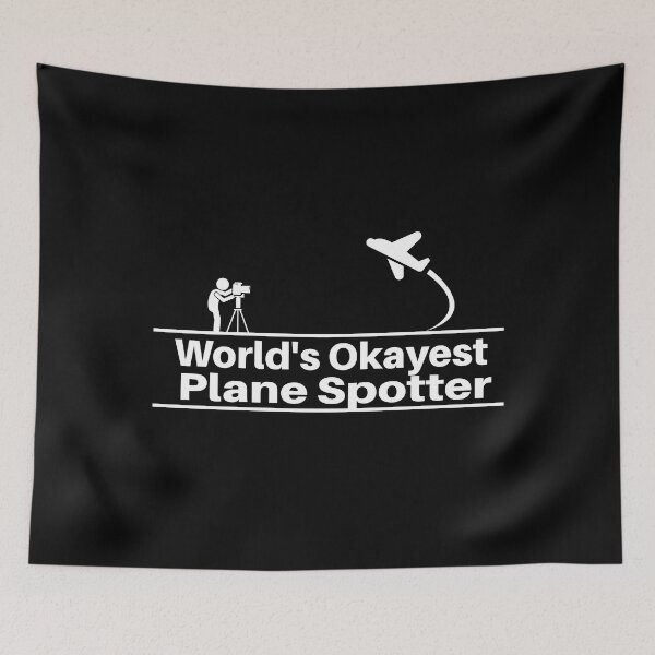 Item preview, World's Okayest Plane Spotter White designed and sold by SpicyAviator.