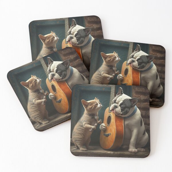 Item preview, funny cat and dog  designed and sold by KLSproduct.