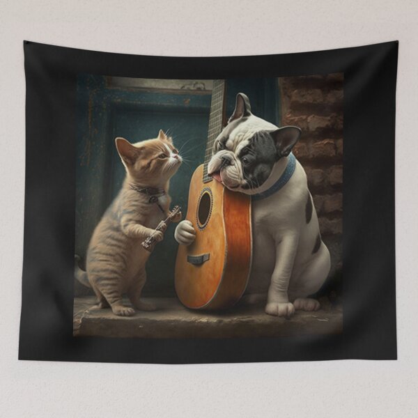 Item preview, funny cat and dog  designed and sold by KLSproduct.