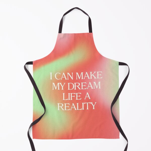 Item preview, i can make my dream life a reality manifestation poster red and green aura designed and sold by Anavrisss.