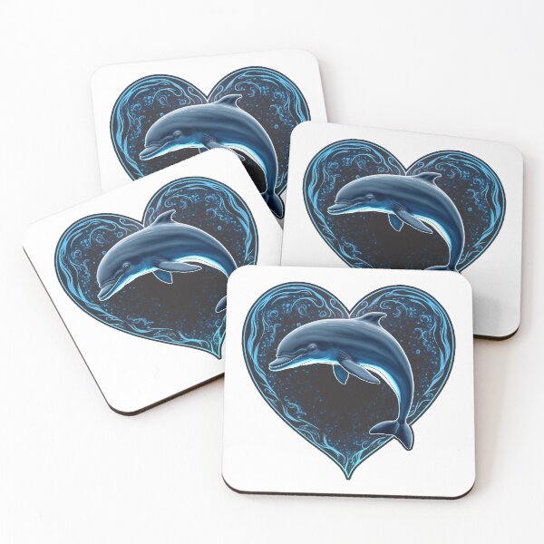 Artikelvorschau, Delphin zum Valentinstag entworfen und verkauft von Quote-Zone.