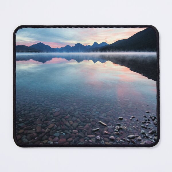 Item preview, Misty morning on Lake McDonald designed and sold by Digital Studio D2.
