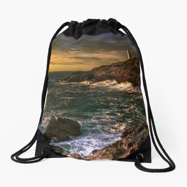Trevose Head Lighthouse Drawstring Bag