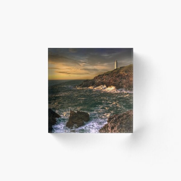 Trevose Head Lighthouse Acrylic Block