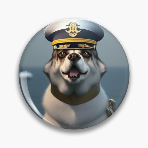 Item preview, The Doggy Dog Naval Officer designed and sold by CreepyDesigns.