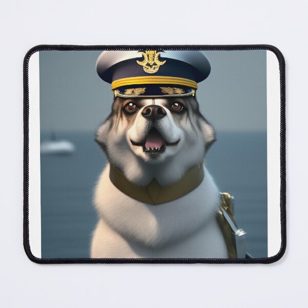 Item preview, The Doggy Dog Naval Officer designed and sold by CreepyDesigns.