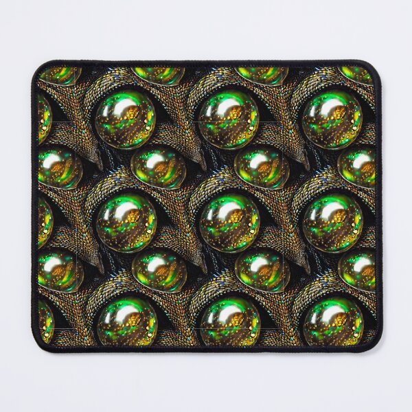 Item preview, Badass Dragons Egg nest - Three Dimensional Digital Fantasy Painting -Psychedelic Scales Seamless Orbs designed and sold by BadassBazaar.