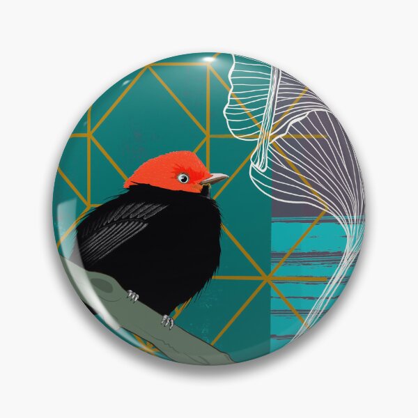 Item preview, The red capped manakin designed and sold by Dherry.