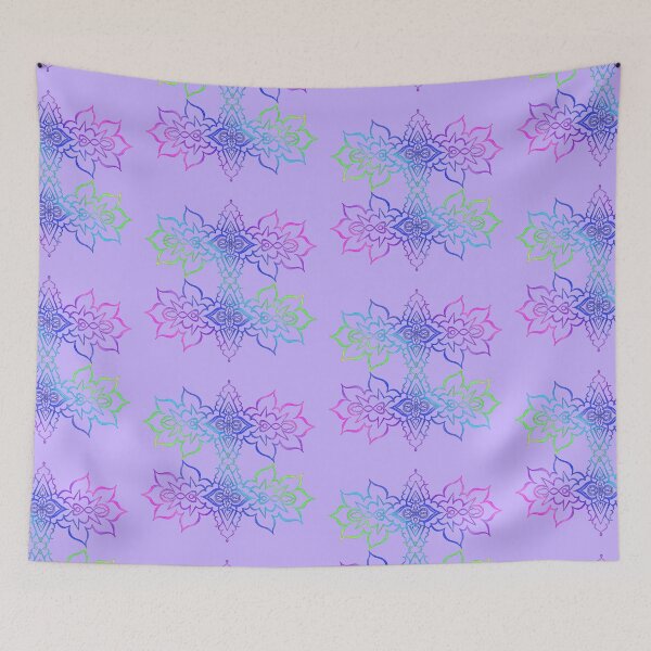 Item preview, Lilac Double Mandala designed and sold by HARSHINI maheshwaram Label.