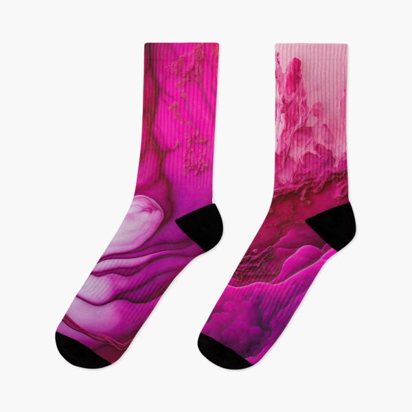 Item preview, Magenta and white liquid marble watercolor design designed and sold by venella.